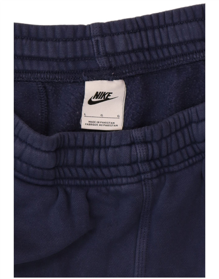 Ανδρική φόρμα NIKE Παντελόνι Joggers Large Navy Blue από βαμβάκι
