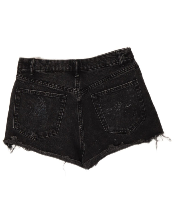 Zara Γυναικείο τζιν σορτς EU 36 XS W26 Μαύρο