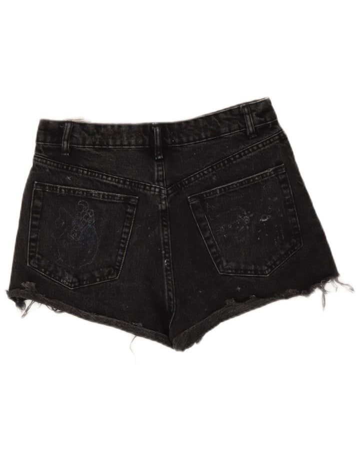 Zara Γυναικείο τζιν σορτς EU 36 XS W26 Μαύρο