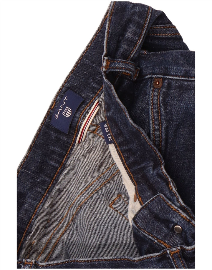 Ανδρικό Gant Slim Jeans W30 L32 Navy Blue Cotton