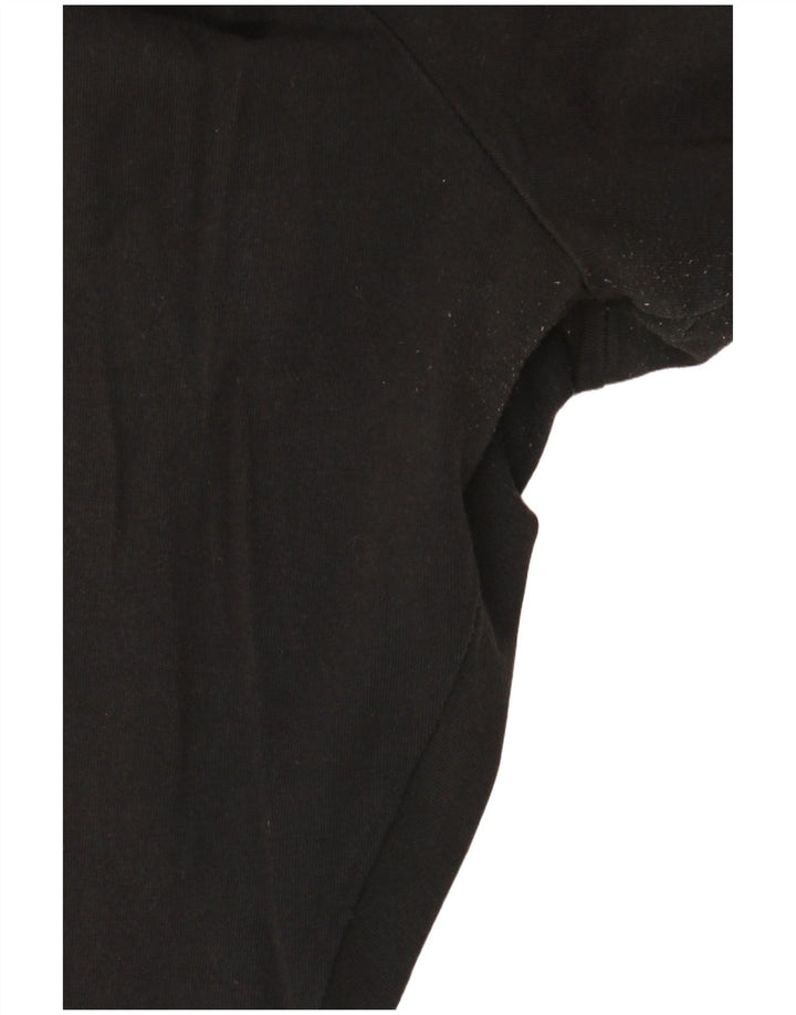 Γυναικείο γραφικό κολάν ADIDAS UK 18 XL Μαύρο βαμβακερό