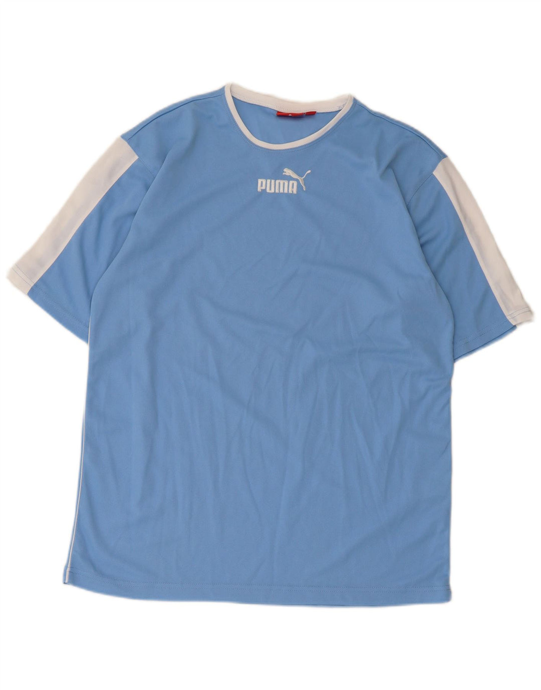 Ανδρικό T-Shirt Puma Top Medium Blue Colorblock Πολυεστέρας