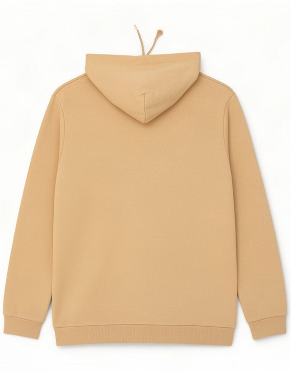 Puma Mens Graphic Hoodie Jumper Large Beige Cotton