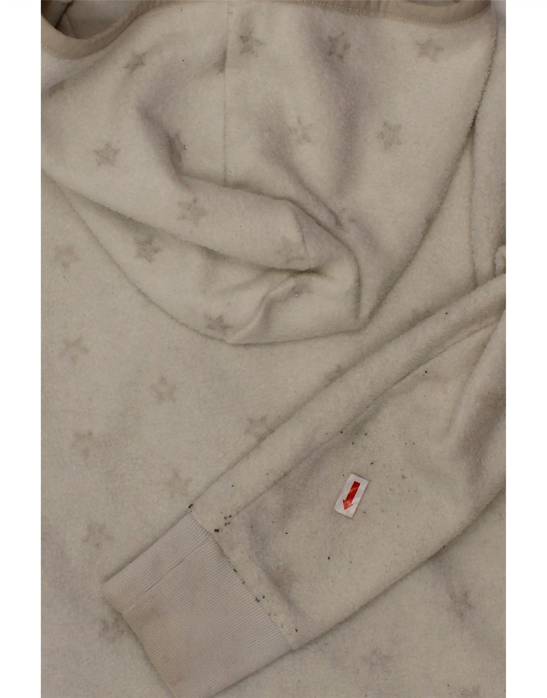 GAP Girls Graphic Hooded Fleece Jacket 6-7 ετών Small White Polyester