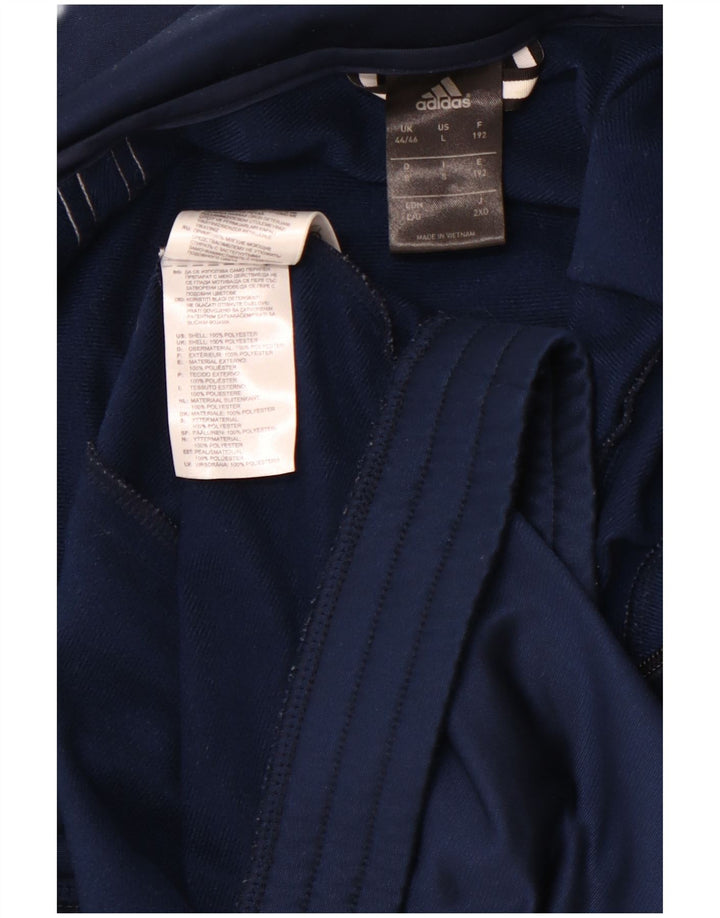 Ανδρική φόρμα ADIDAS Top Jacket UK 44/46 Large Navy Blue Polyester