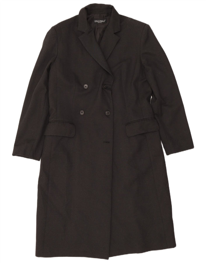 Gina Lebole Γυναικείο παλτό με διπλό στήθος UK 14 Medium Black