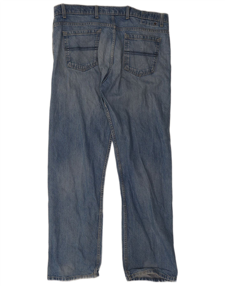 Marks & Spencer Ανδρικό Τζιν Μπλε Harbor Straight W38 L33 Μπλε βαμβακερό