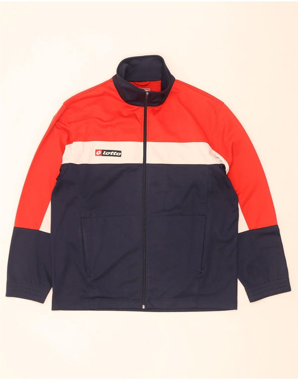 Ανδρική φόρμα Lotto Top Jacket Μεγάλο πολύχρωμο Colourblock