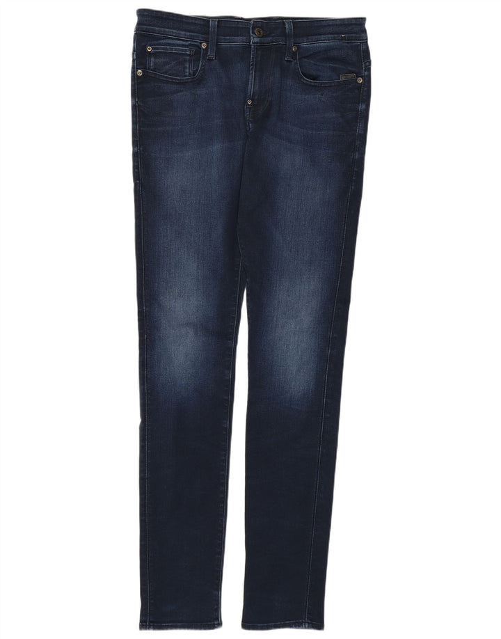 G-STAR Γυναικεία Revend Super Slim Jeans W31 L34 Navy Blue Cotton