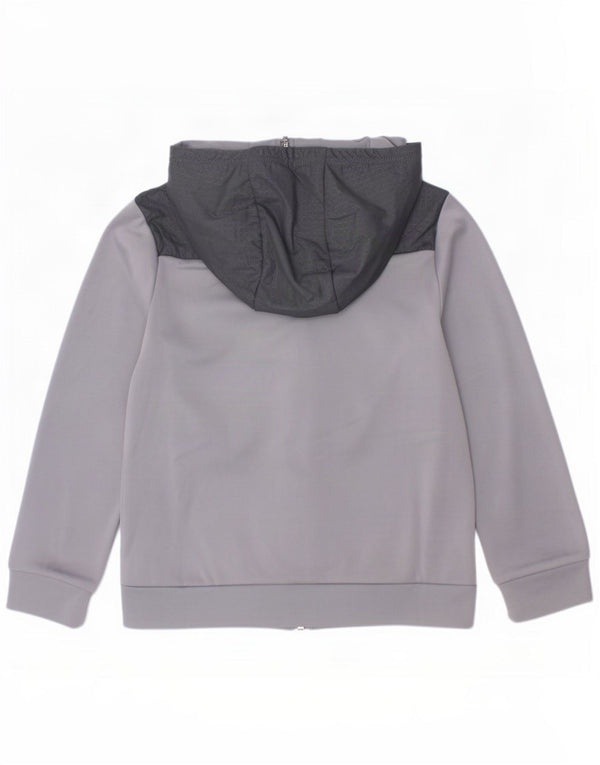 Under Armour Boys πουλόβερ με κουκούλα με φερμουάρ 7-8 ετών μικρό γκρι πολυεστέρα