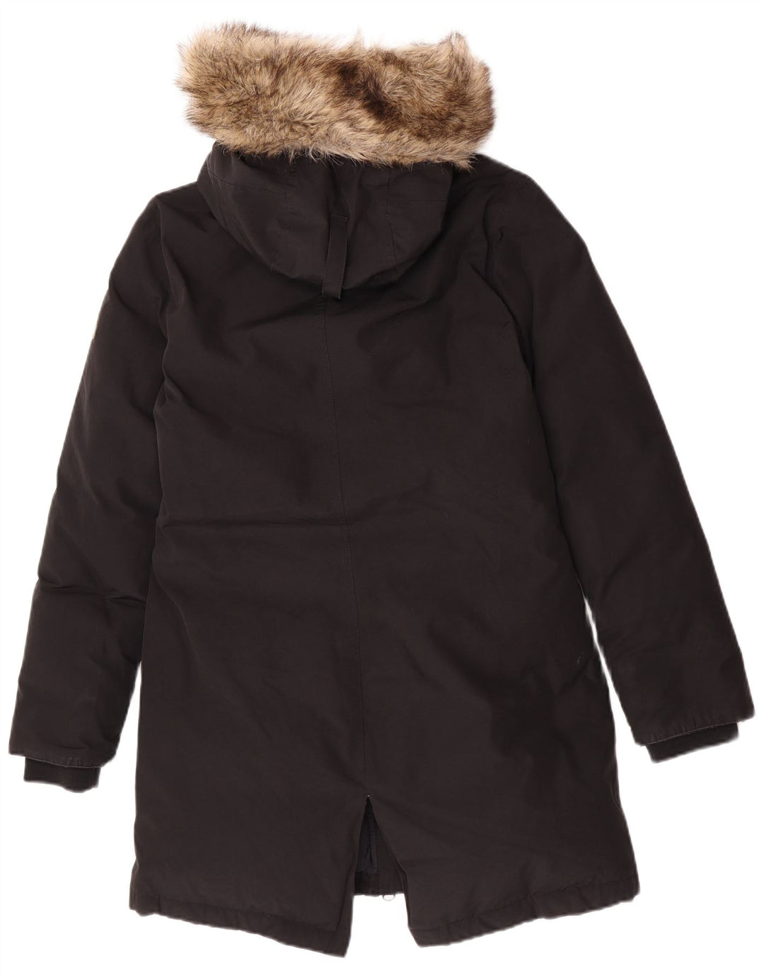 Superdry γυναικείο μπουφάν Parka με κουκούλα UK 10 Small Black Polyester