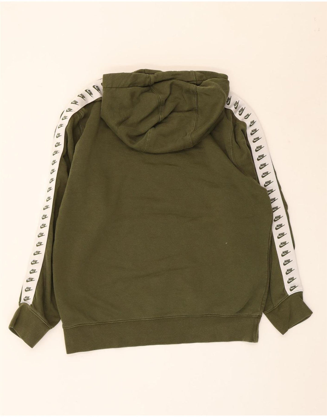 Γυναικείο γραφικό κουκούλα NIKE UK 14 μεσαίο χακί βαμβακερό