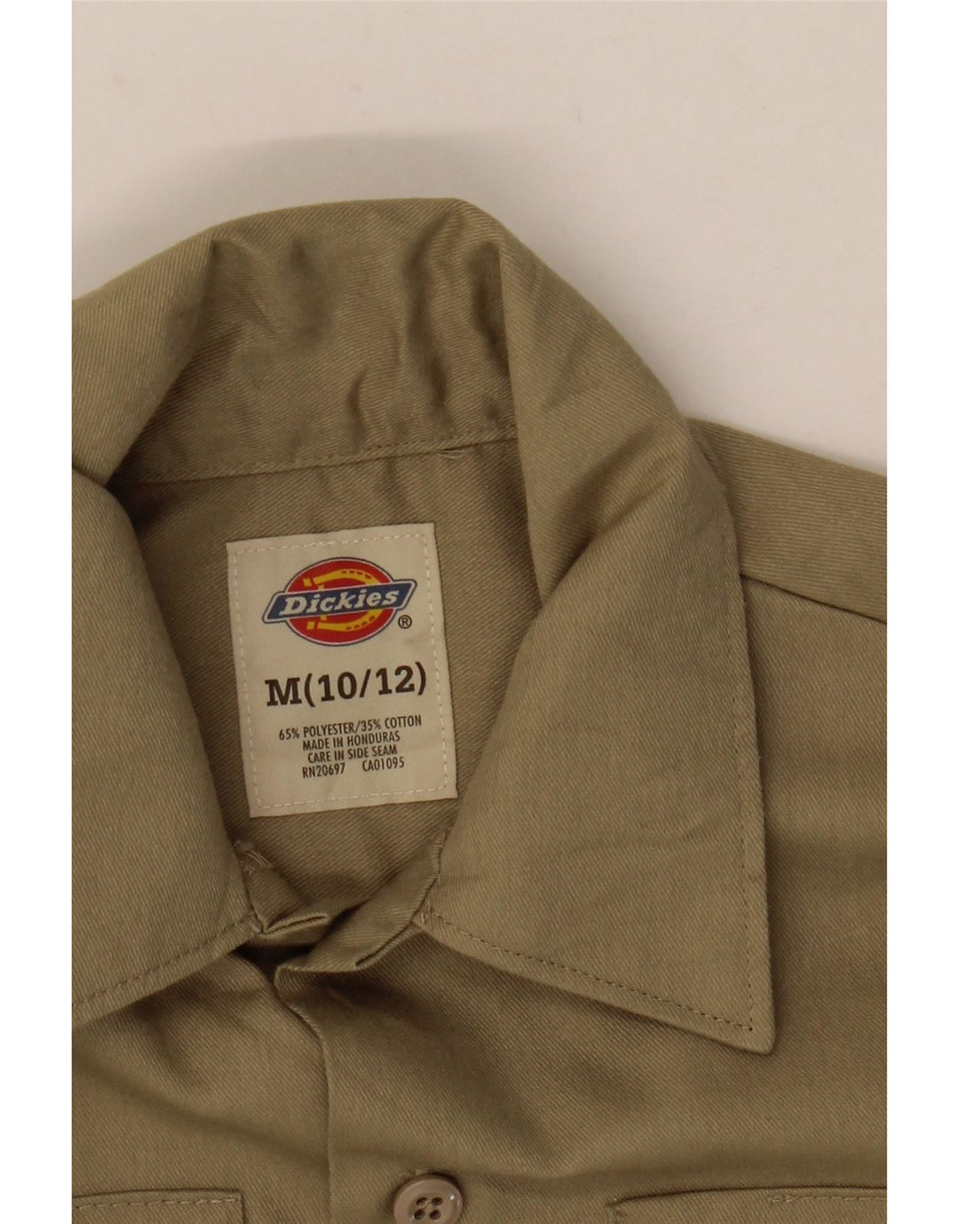 DICKIES Πουκάμισο για αγόρια 10-11 ετών Medium Khaki Polyester