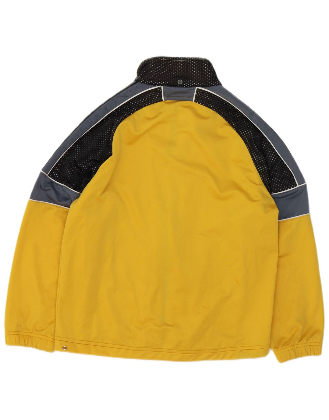 Asics Boys Graphic αθλητική φόρμα Top μπουφάν 13-14 ετών Yellow Colourblock