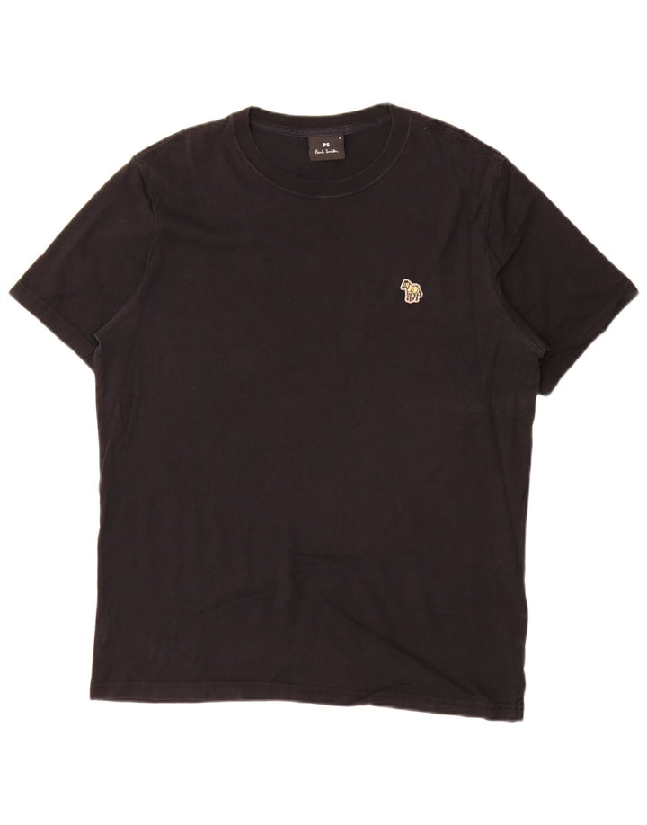 Ανδρικό T-Shirt Paul Smith Τοπ μεσαίο μαύρο βαμβακερό