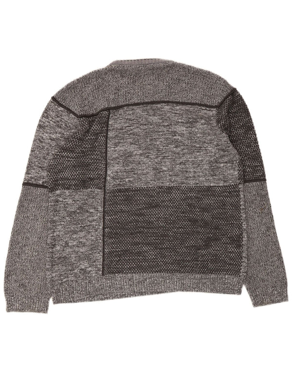 Γυναικείο πουλόβερ Pioneer Crew Neck Jumper UK 20 2XL Grey Colourblock