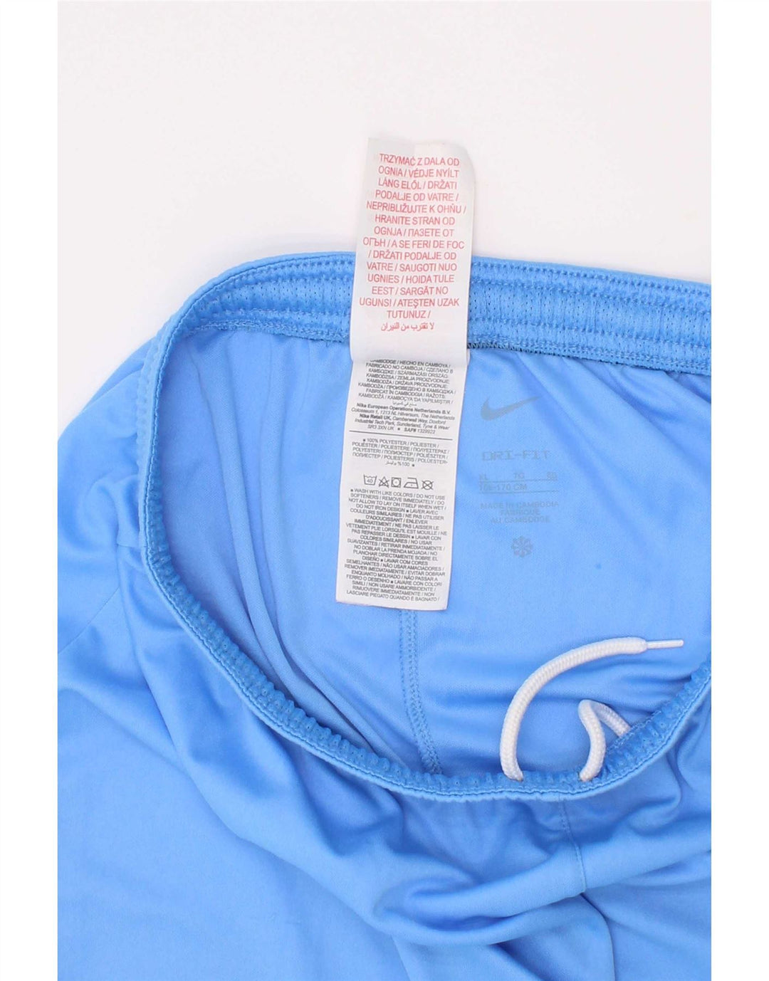 Αθλητικό σορτς Nike Boys Dri Fit 13-14 ετών XL Blue Polyester