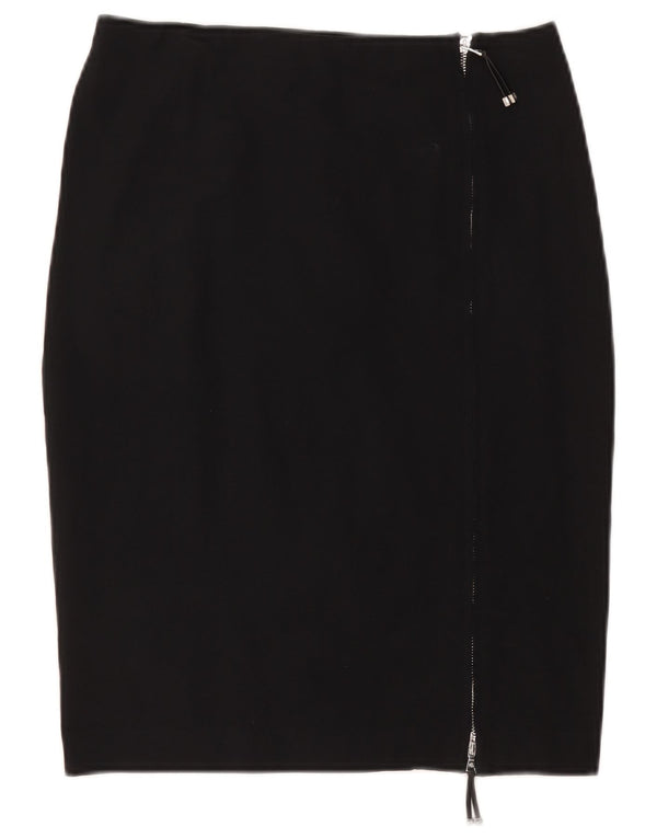 Γυναικεία Pencil Φούστα Ralph Lauren US 4 Small W28 Μαύρη Βαμβακερή