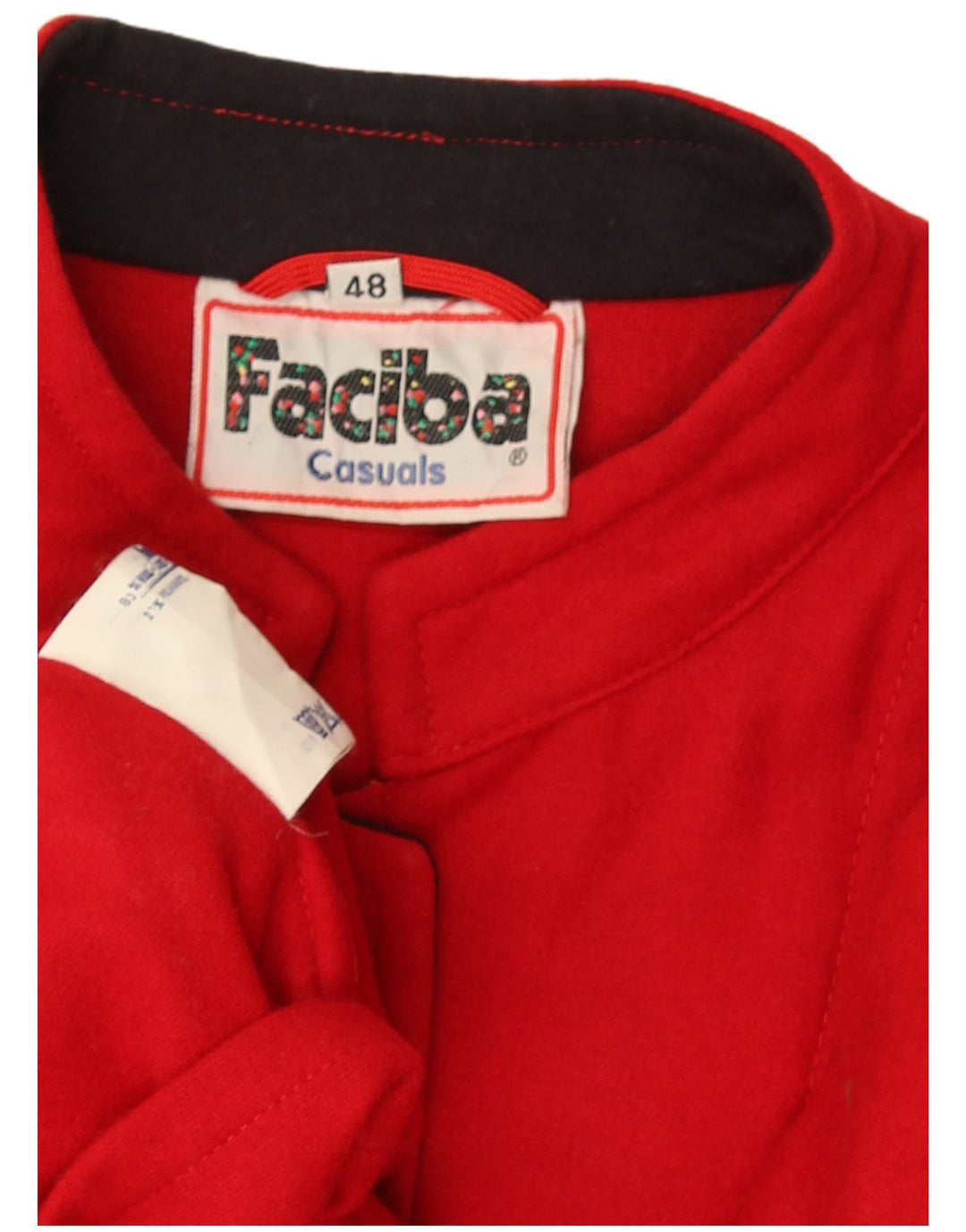 Faciba Γυναικείο Μπουφάν Bomber IT 48 XL Κόκκινο Μαλλί