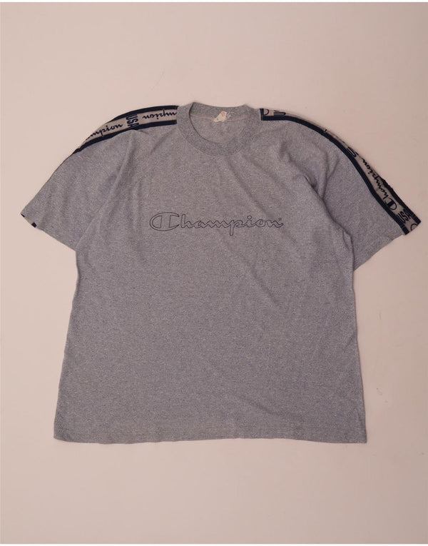 Ανδρικό γραφικό T-shirt Champion Top 2XL Navy Blue Flecked