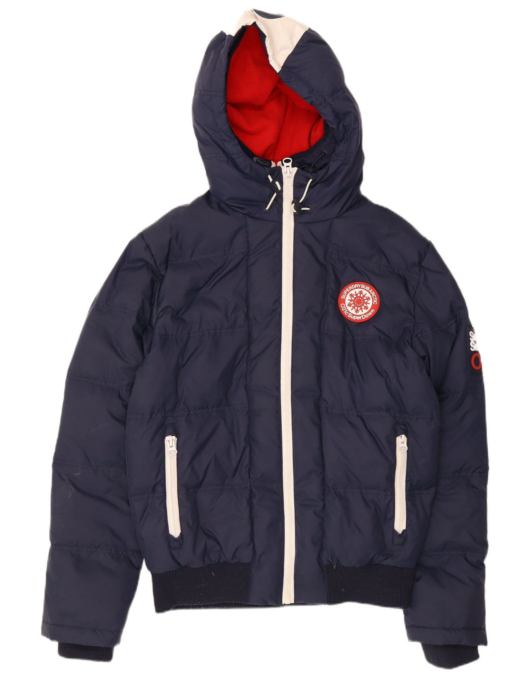 Superdry Ανδρικό Μπουφάν με Γραφικό Γραφικό Επενδυμένο UK 40 Large Navy Blue