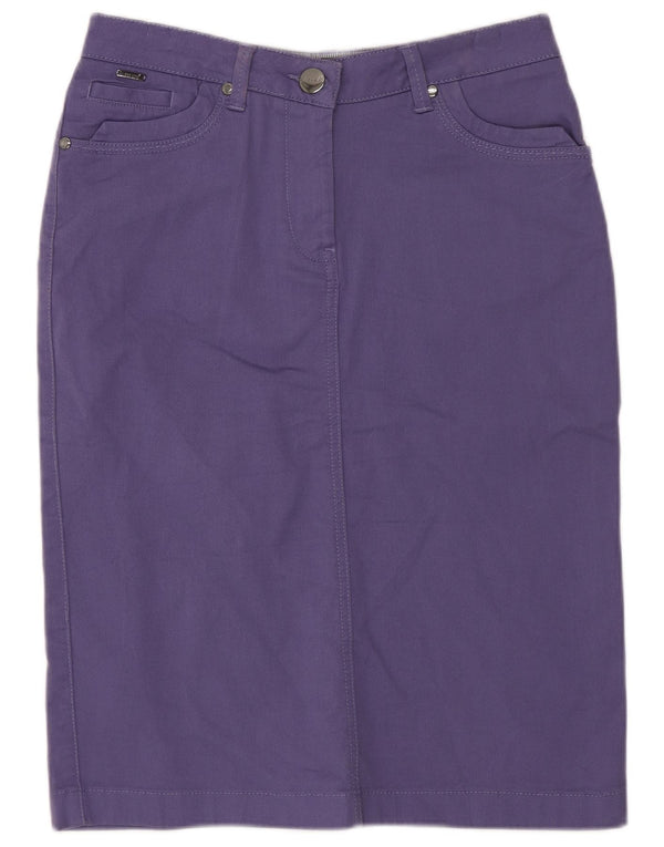 Γυναικεία Marks & Spencer Per Una κανονική Pencil φούστα UK 8 Small W26 Purple