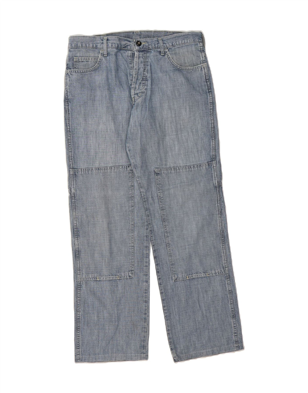 WRANGLER Mens Straight Jeans  W34 L30 Blue Cotton Vintage Wrangler and Second-Hand Wrangler from Messina Hembry 