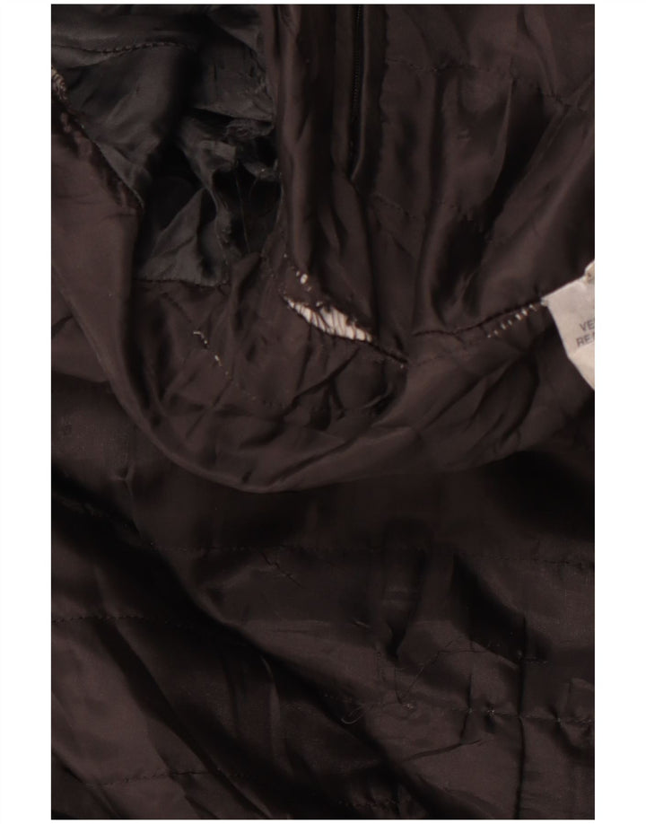 VINTAGE Ανδρικό Δερμάτινο Μπουφάν Racer IT 54 2XL Μαύρο Δερμάτινο