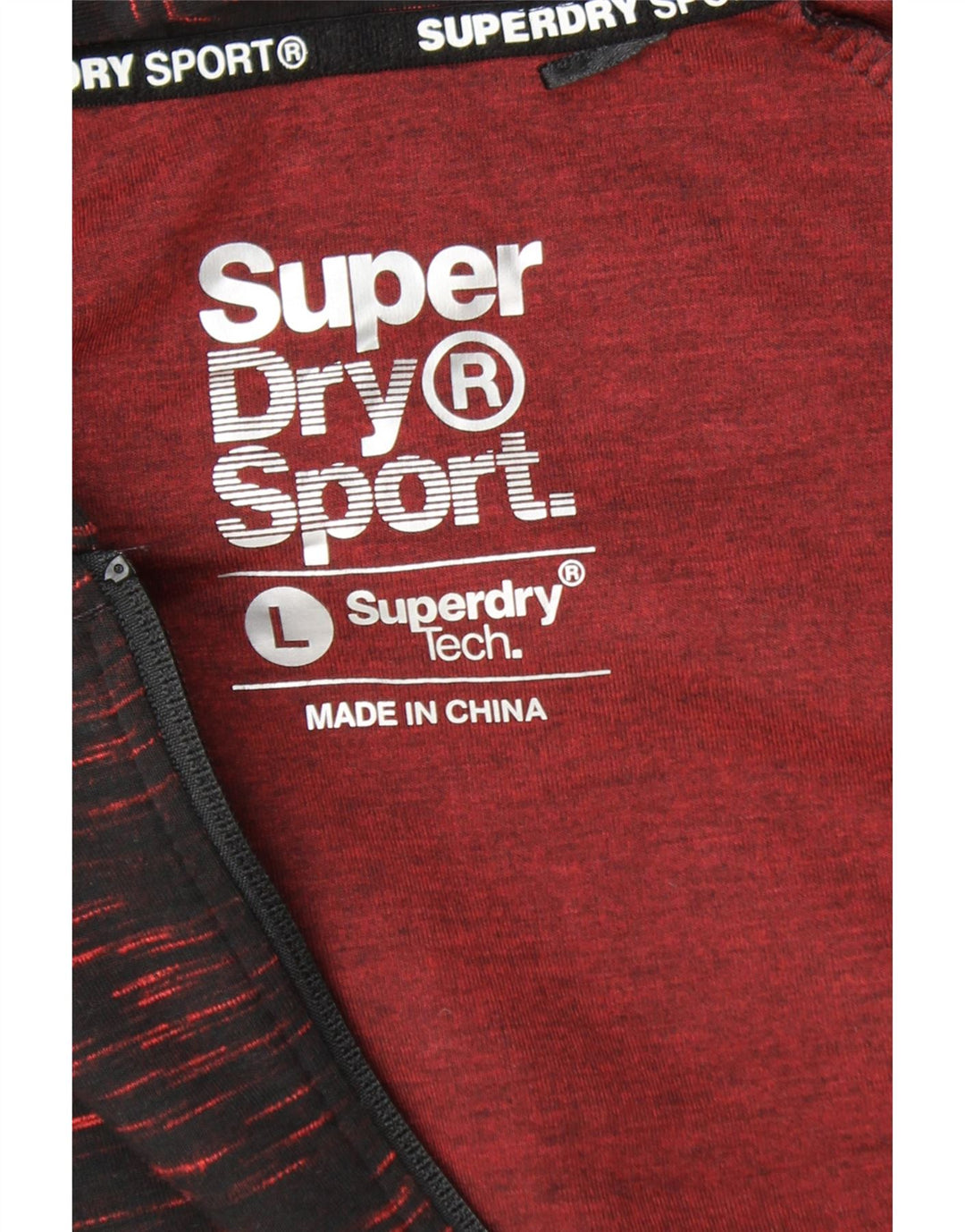 SUPERDRY Γυναικείο πουλόβερ με κουκούλα με φερμουάρ UK 16 μεγάλες μαύρες φλύκταινες