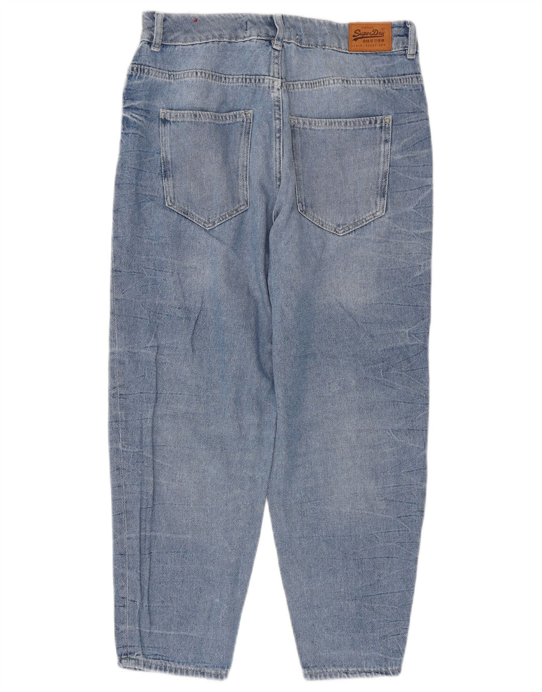 Superdry Γυναικείο Ruby High Waist Crop Slim Jeans W30 L24 Μπλε βαμβακερό