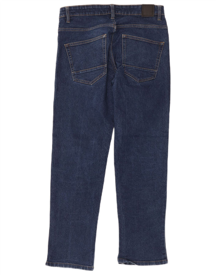 Πάγκος Ανδρικό ίσιο τζιν W30 L30 Navy Blue Cotton