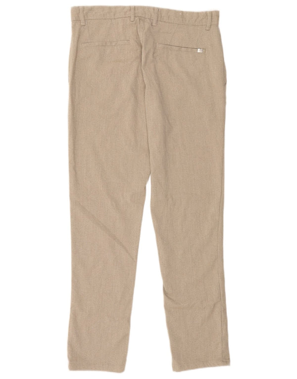 Zara Ανδρικό ίσιο παντελόνι Chino EU 40 Medium W31 L28 Beige Polyester