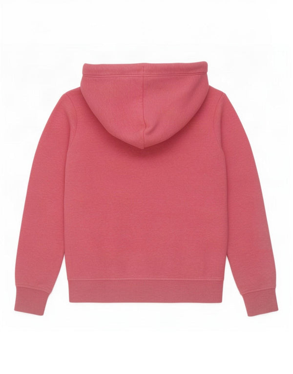 Superdry γυναικείο πουλόβερ με φερμουάρ UK 8 ροζ βαμβακερό