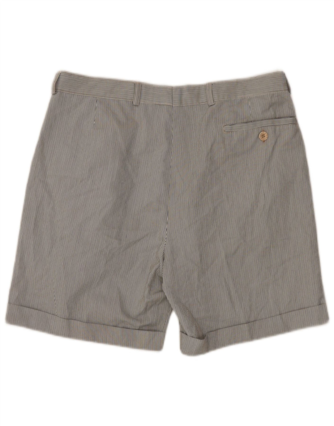 VINTAGE Ανδρικό σορτς Chino IT 52 XL W34 Πολύχρωμο Pinstripe