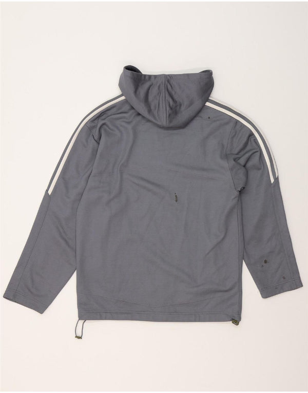 ADIDAS Ανδρικό Hoodie Jumper UK 34/36 Small Grey