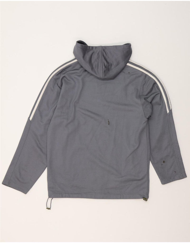 ADIDAS Ανδρικό Hoodie Jumper UK 34/36 Small Grey