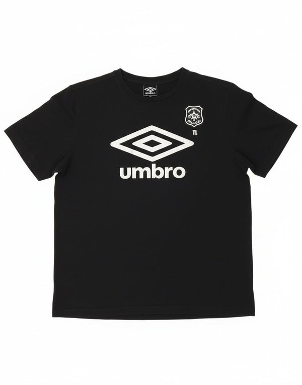 Umbro Mens Etoile Sportive Bouzalac Graphic T-Shirt Top Medium Black Cotton