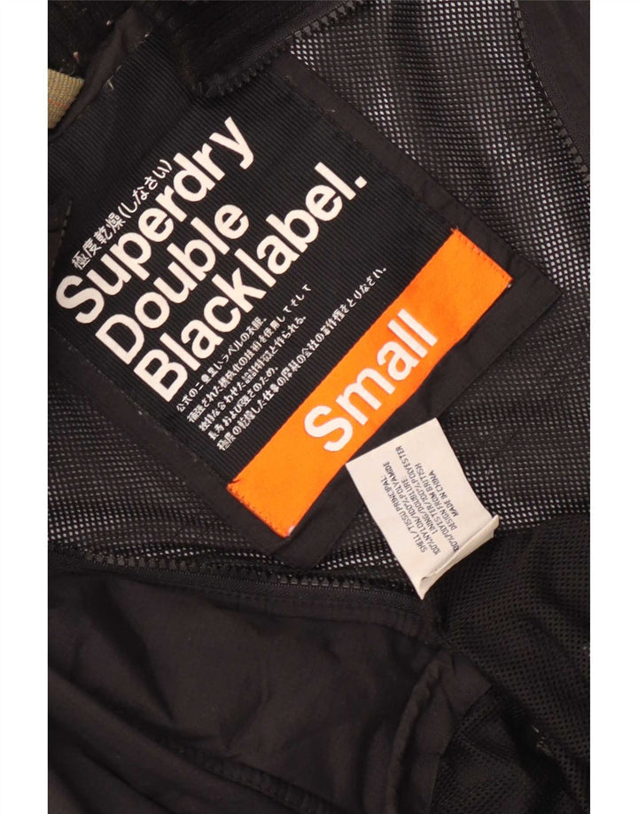Ανδρικό μπουφάν βροχής Superdry UK 36 Small Black Nylon