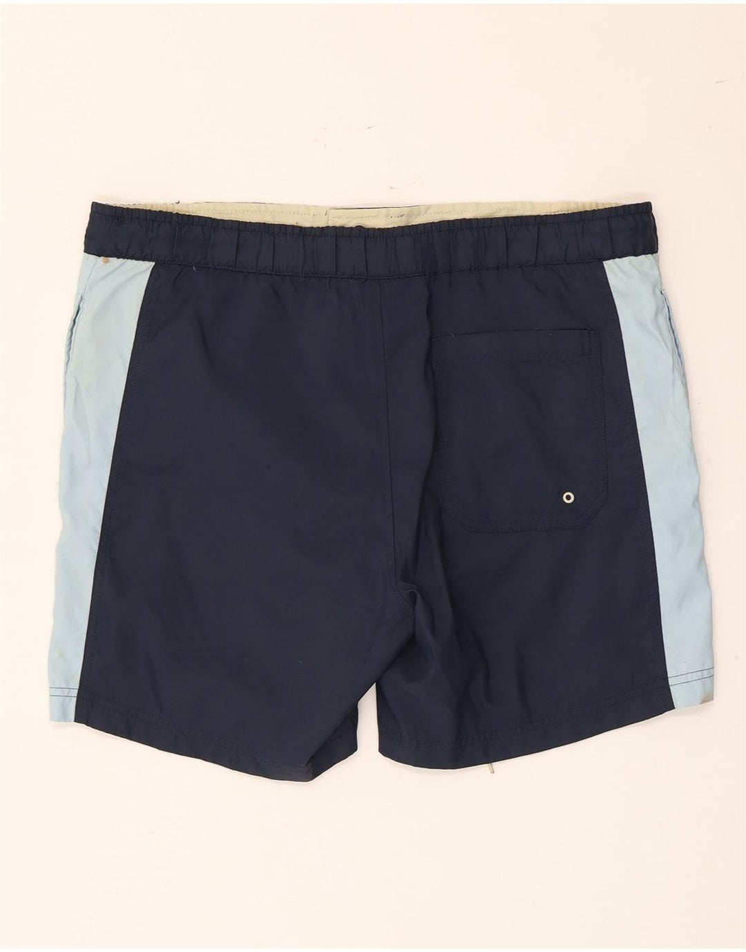 Ανδρικό σορτς κολύμβησης Champion μεγάλο μπλε Navy Colorblock Πολυαμίδιο