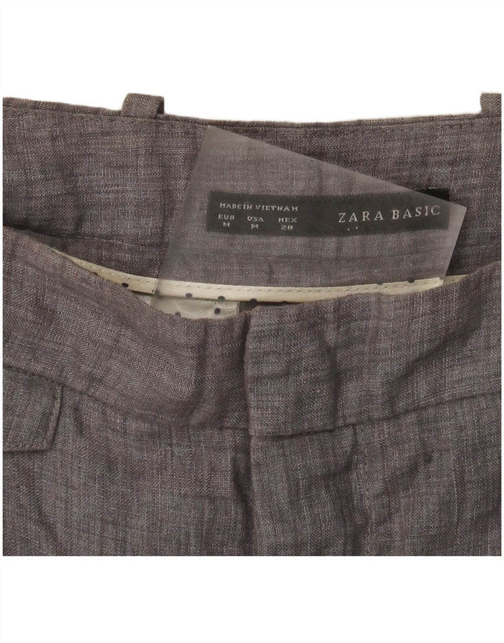 Zara Γυναικείο ίσιο παντελόνι Chino Medium W28 L27 Γκρι