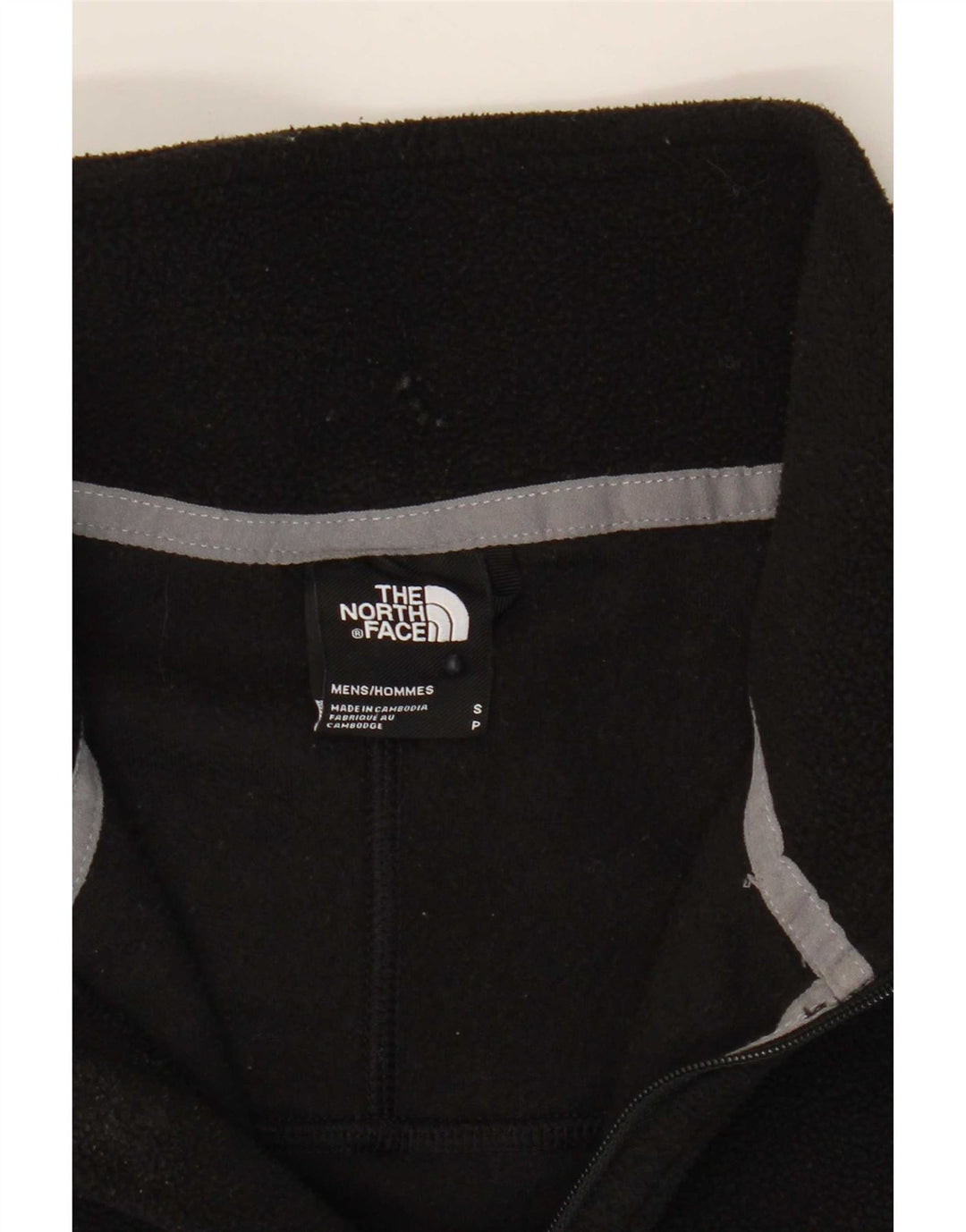 The North Face Ανδρικό φερμουάρ Fleece Jumper Μικρός Μαύρος Πολυεστέρας