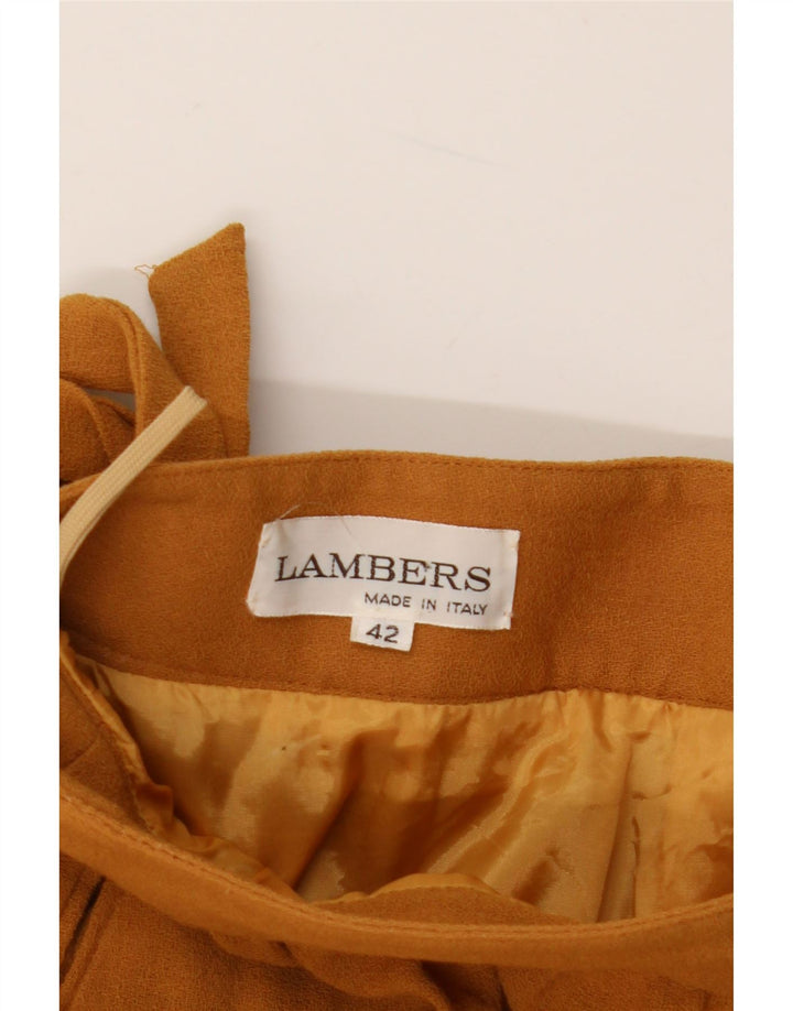 LAMBERS Γυναικεία Midi Φούστα IT 42 Medium W28 Καφέ