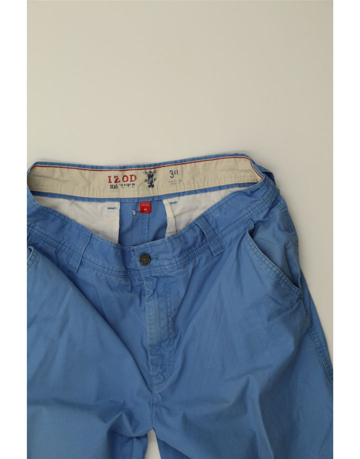 IZOD Mens Chino Shorts W34 Large Blue Cotton Vintage Izod and Second-Hand Izod from Messina Hembry 