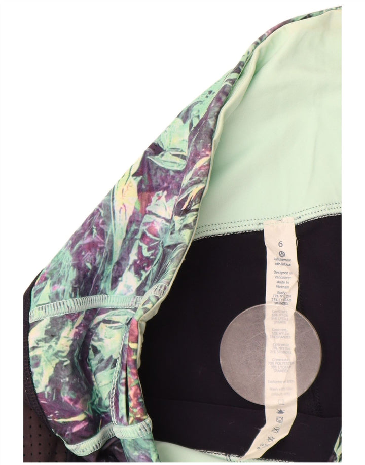 Γυναικείο κολάν Capri Lululemon US 6 Medium Navy Blue Colorblock Nylon