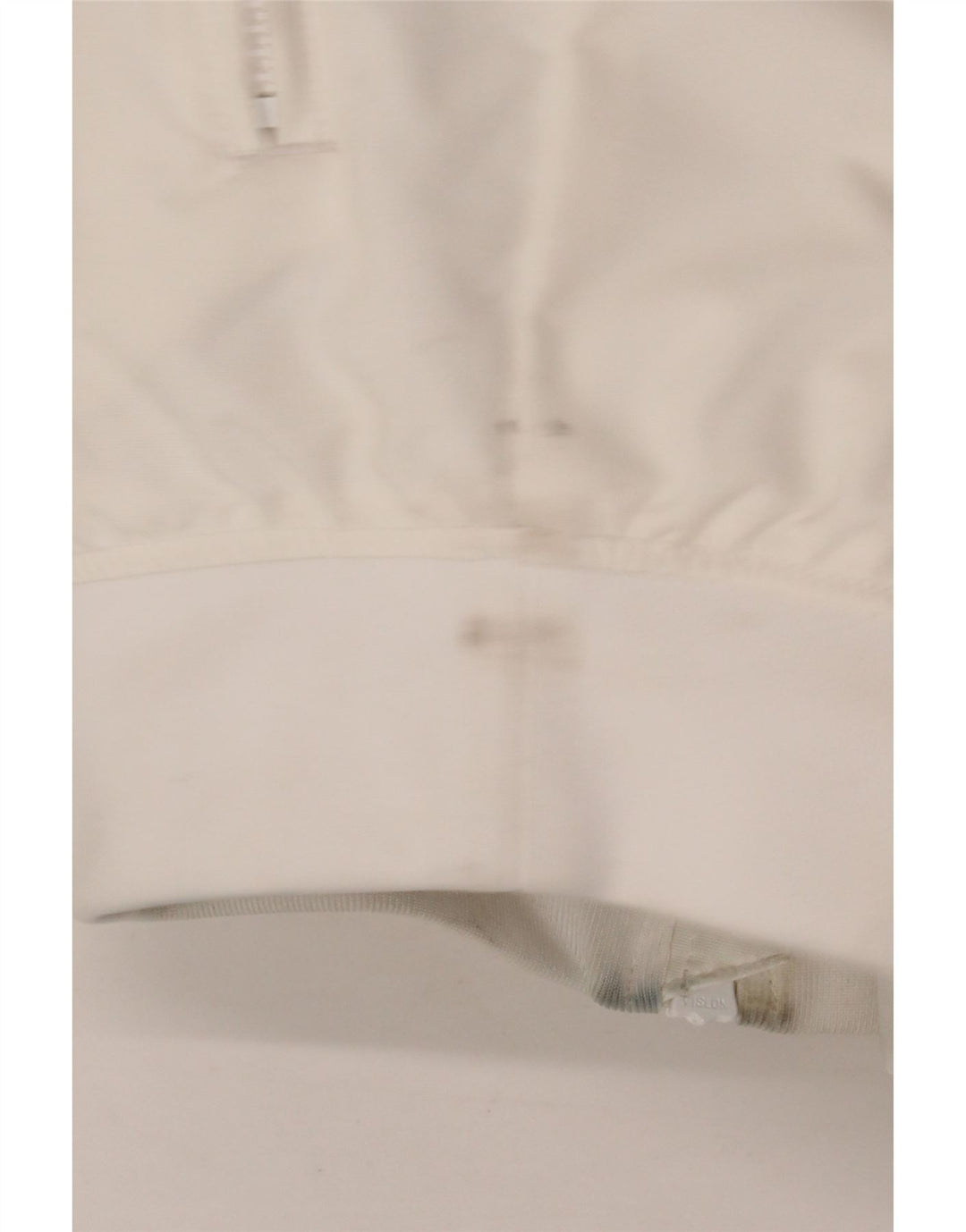 Ανδρικό μπουφάν με κουκούλα Adidas UK 38 Medium White Nylon