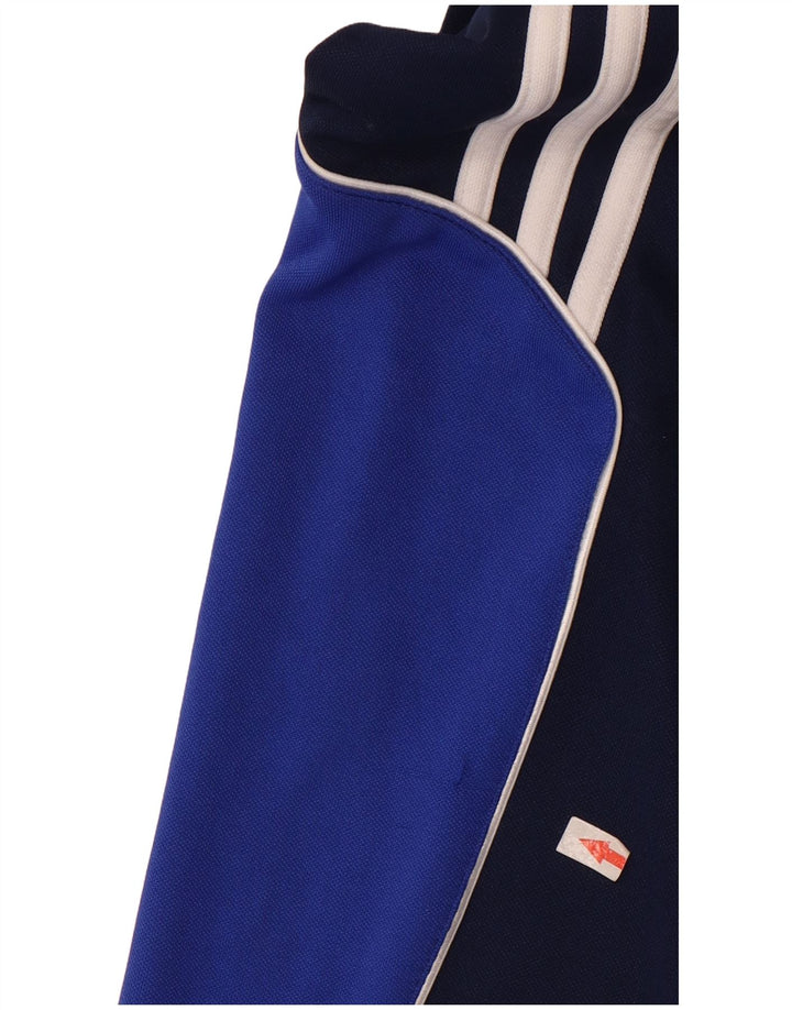 Ανδρική αθλητική φόρμα Adidas Climalite Παντελόνι Medium Navy Blue Colourblock