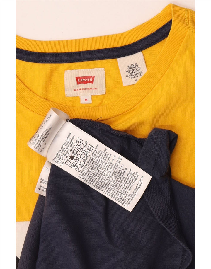 Ανδρικό γραφικό μπλουζάκι Levi's Top μεσαίο πολύχρωμο βαμβακερό μπλοκ