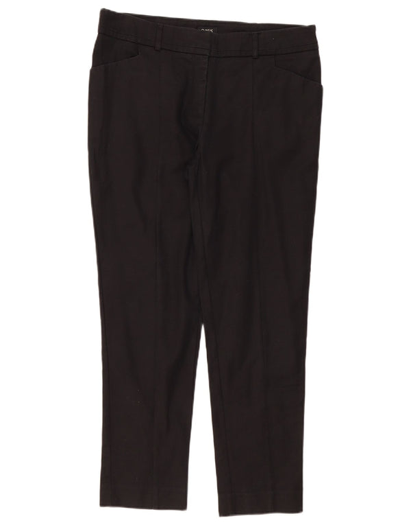 Oasis Γυναικείο Slim Casual Παντελόνι UK 14 Large W34 L28 Μαύρο βαμβακερό