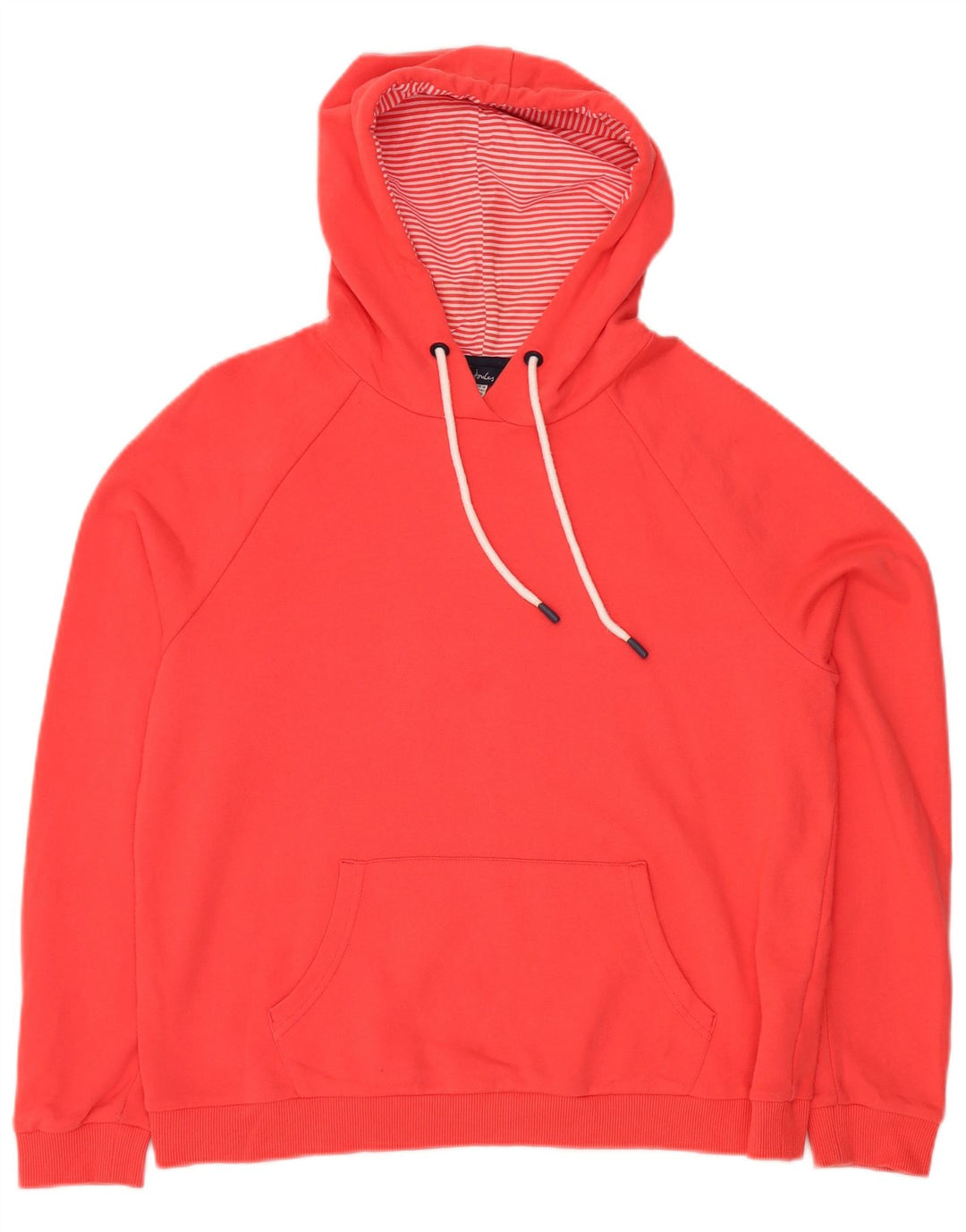 JOULES Γυναικείο Hoodie Jumper UK 14 Μεγάλο Βαμβακερό κόκκινο