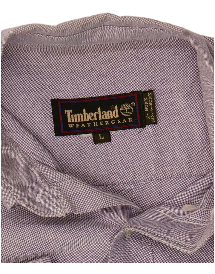 Ανδρικό πουκάμισο Timberland Weathergear Μεγάλο Μωβ